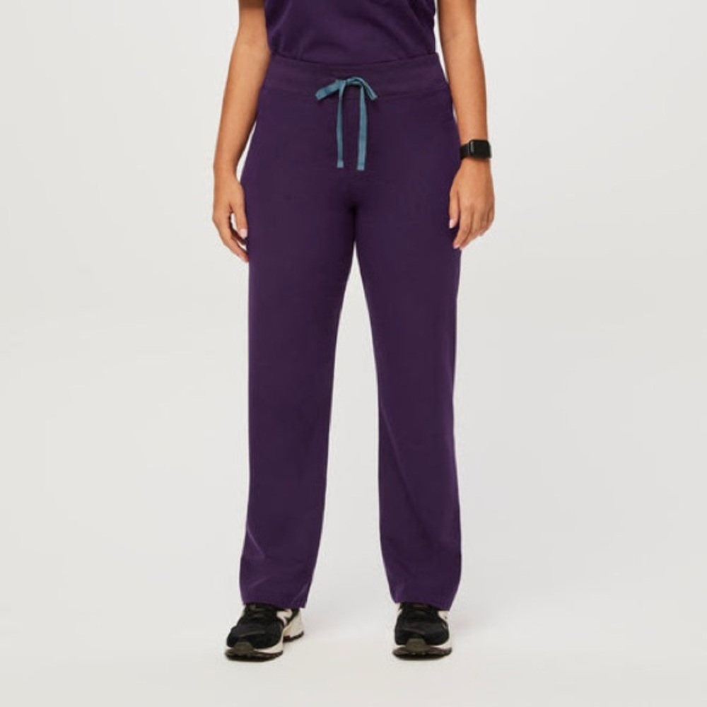 FIGS Purple Jam High Waisted Livingston - Basic Scrub Pant